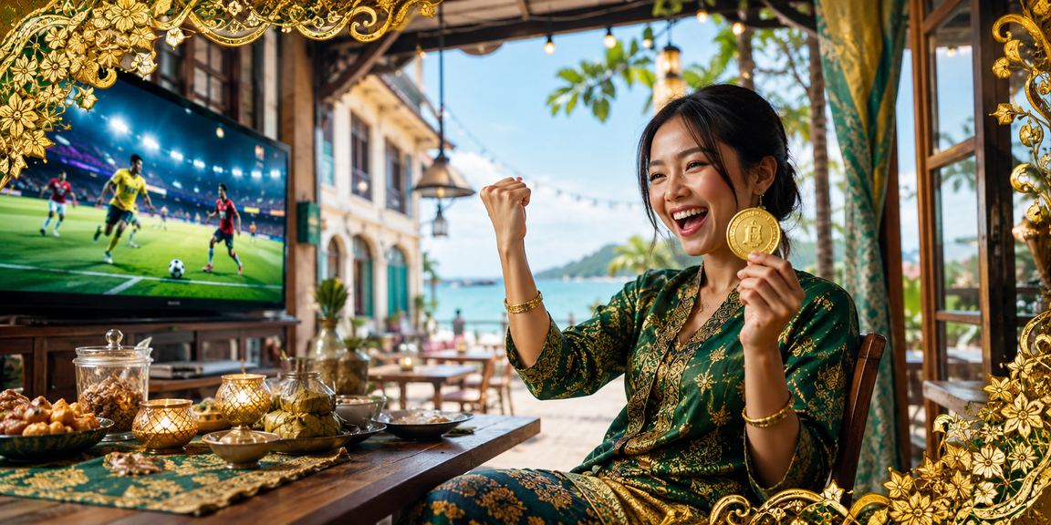 Skrin deposit mudah dengan tema batik untuk pengguna Malaysia di sodeno19